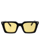 Off-White Shiny Black Acetate Sunglasses