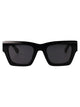 Off-White Shiny Black Acetate Sunglasses
