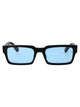 Off-White Shiny Black Acetate Sunglasses