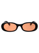 Off-White Shiny Black Acetate Sunglasses