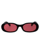 Off-White Shiny Black Acetate Sunglasses