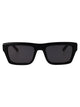 Off-White Shiny Black Acetate Sunglasses