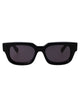 Off-White Shiny Black Acetate Sunglasses