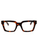 Off-White Shiny Havana Acetate Glasses