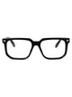 Off-White Shiny Black Acetate Glasses