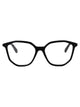 Off-White Shiny Black Acetate Glasses