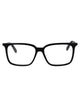 Off-White Shiny Black Acetate Glasses