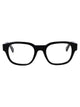 Off-White Shiny Black Acetate Glasses