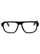 Off-White Shiny Black Acetate Glasses