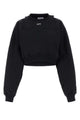 Off-White Black Cotton Sweatshirt
