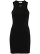 Off-White Sleek Rowing Black Dress