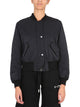 Off-White Bomber Con Stampa Logo