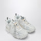 Off-White White Mesh Lace-Up Flat Shoes