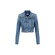 Off-White Cropped Denim Jacket
