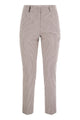 Peserico Seersucker Cotton Cigarette Trousers