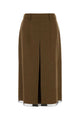 Prada Brown Wool Skirt