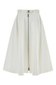 Prada White Twill Skirt