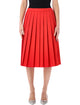 Prada Prada Gabardine Midi Pleated Skirt