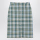 Prada Ottanio Pencil Skirt With Check Pattern