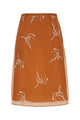 Prada Copper Organza Skirt
