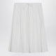 Prada White Tiered Midi Skirt