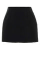 Prada Black Polyester Blend Mini Skirt