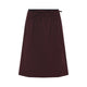 Prada Drawstring Poplin Midi Skirt