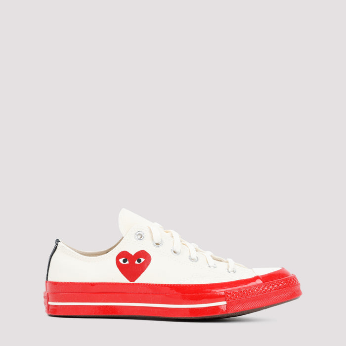 Comme Des Garçons Play Heart Print Sneakers