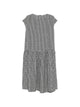 Apuntob Checked Cotton Midi Dress