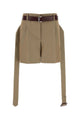 Prada Khaki Twill Shorts