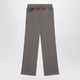 Prada Wool Blend Trousers With Printed Belt