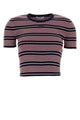 Prada Embroidered Cotton Blend T-Shirt