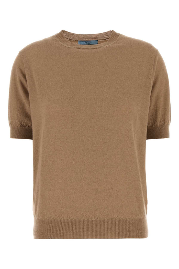 Prada Camel Cashmere Sweater