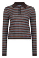 Prada Striped Polo