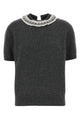 Prada Dark Grey Wool Blend Sweater