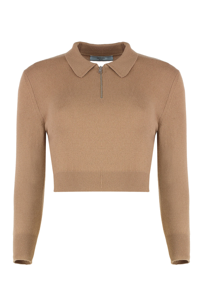 Prada Camel Cashmere Sweater
