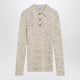 Prada  Natural Colour Polo In Wool Blend