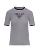 Prada Blue Silk Sweater