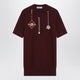 Prada Burgundy Wool Sweater With Charms