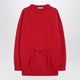 Prada Red Wool Sweater With Bow