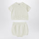 Il Gufo White Milk Set In Organic Cotton
