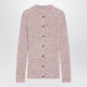 Prada Pink Ribbed Wool Cardigan