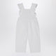 Il Gufo White Linen Overall With Ruffles