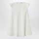 Il Gufo White Linen Dress With Ruffles