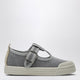 Il Gufo Gray Canvas Sandal