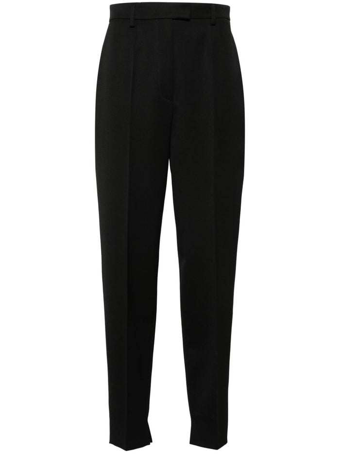Prada Virgin Wool Tapered Trousers