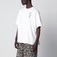 Brain Dead White T-Shirt With Logo Prints