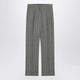 Prada Wide Grey Trousers In Wool