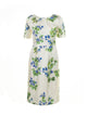 Prada Long Dress In Floral Twill