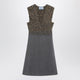 Prada Sleeveless Grey Wool And Cashmere Dress
